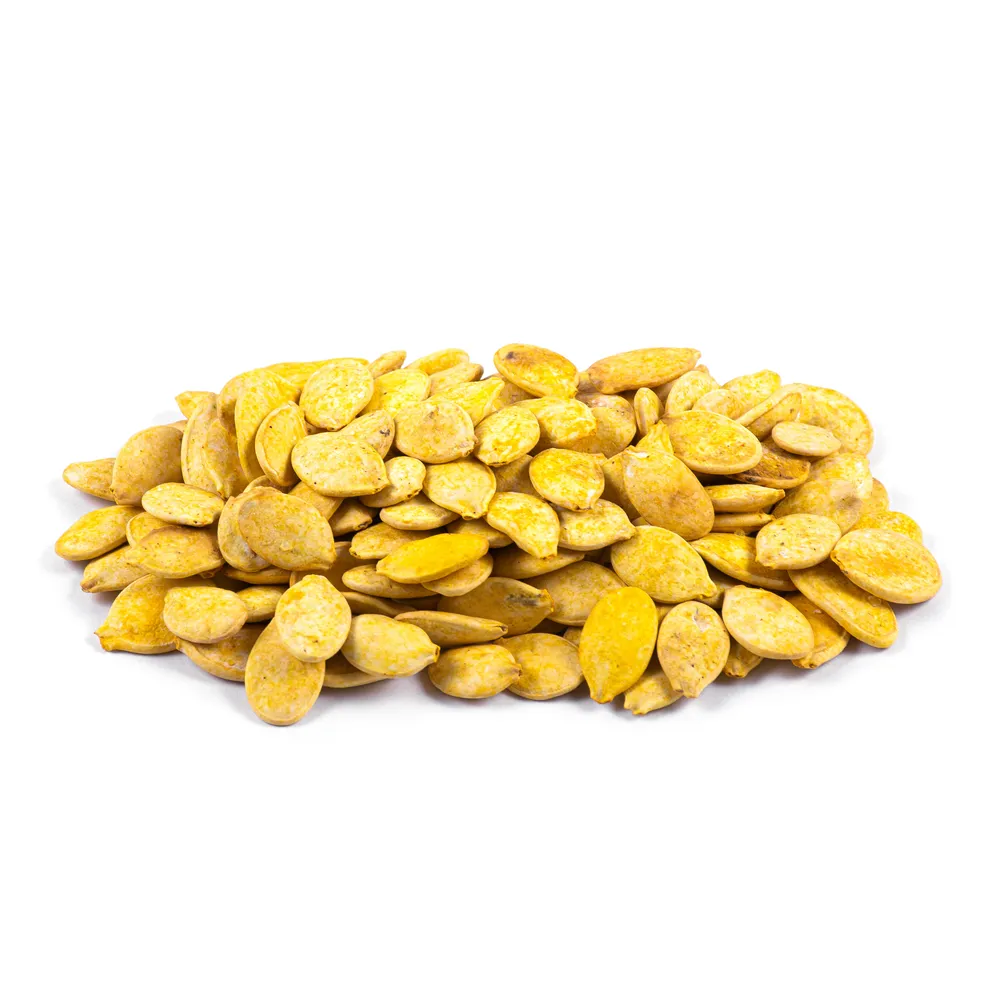 خرید آنلاین تخمه کدو مرمری برشته زعفرانی از بارجیل